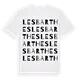 Les Barthes ordlek t-shirt