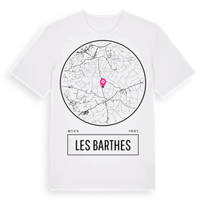 Les Barthes t-shirt – ekologisk bomull t-shirt från Pinshirt