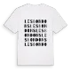 Les Bondons ordlek t-shirt
