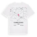 Les Bordes-sur-Arize karta t-shirt