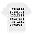 Les Bordes-sur-Arize ordlek t-shirt
