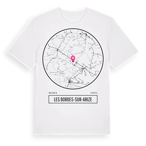 Les Bordes-sur-Arize t-shirt – ekologisk bomull t-shirt från Pinshirt