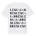 Les Cabannes ordlek t-shirt