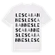 Les Cabannes ordlek t-shirt