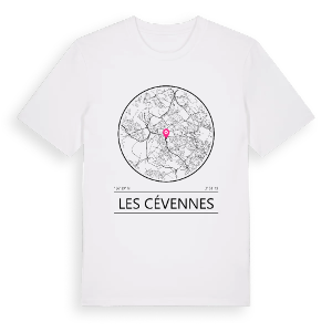 Les Cévennes t-shirt – ekologisk bomull t-shirt från Pinshirt