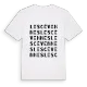 Les Cévennes ordlek t-shirt