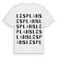 Les Plans ordlek t-shirt