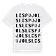 Les Pujols ordlek t-shirt
