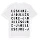 Lescure-Jaoul ordlek t-shirt