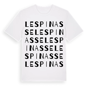 Lespinasse ordlek t-shirt – ekologisk bomull t-shirt från Pinshirt