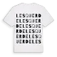 Lesquerde ordlek t-shirt