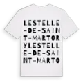 Lestelle-de-Saint-Martory ordlek t-shirt