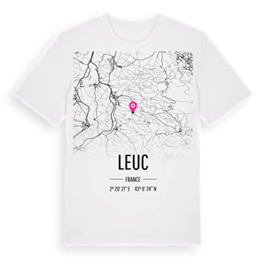 Leuc karta t-shirt – ekologisk bomull t-shirt från Pinshirt