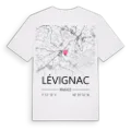 Lévignac karta t-shirt
