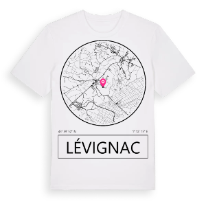 Lévignac t-shirt – ekologisk bomull t-shirt från Pinshirt
