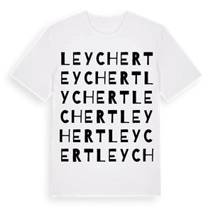 Leychert ordlek t-shirt – ekologisk bomull t-shirt från Pinshirt