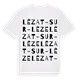 Lézat-sur-Lèze ordlek t-shirt