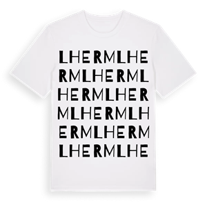 Lherm ordlek t-shirt – ekologisk bomull t-shirt från Pinshirt