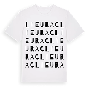 Lieurac ordlek t-shirt – ekologisk bomull t-shirt från Pinshirt
