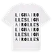 Lignairolles ordlek t-shirt