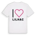 Jag älskar Lilhac t-shirt stort tryck