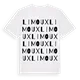Limoux ordlek t-shirt