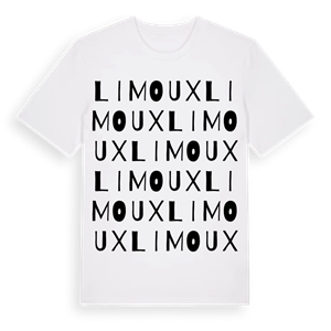 Limoux ordlek t-shirt – ekologisk bomull t-shirt från Pinshirt