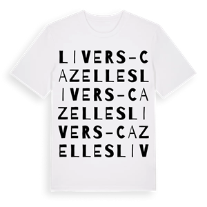 Livers-Cazelles ordlek t-shirt – ekologisk bomull t-shirt från Pinshirt