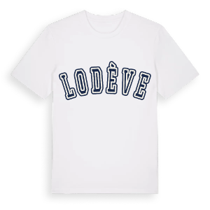 Lodève college t-shirt – ekologisk bomull t-shirt från Pinshirt