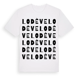 Lodève ordlek t-shirt – ekologisk bomull t-shirt från Pinshirt