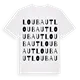 Loubaut ordlek t-shirt