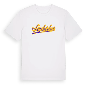 Loubédat baseball t-shirt – ekologisk bomull t-shirt från Pinshirt