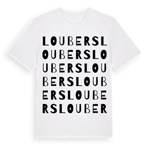 Loubers ordlek t-shirt – ekologisk bomull t-shirt från Pinshirt