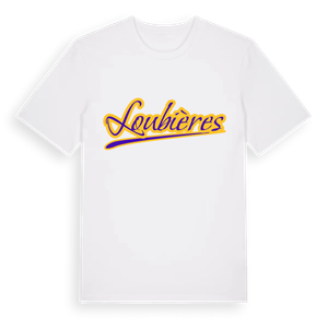 Loubières baseball t-shirt – ekologisk bomull t-shirt från Pinshirt