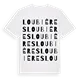 Loubières ordlek t-shirt