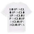 Loupiac ordlek t-shirt