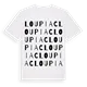 Loupiac ordlek t-shirt