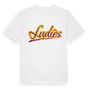 Ludiès baseball t-shirt – ekologisk bomull t-shirt från Pinshirt