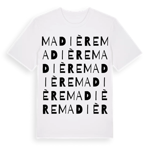 Madière ordlek t-shirt – ekologisk bomull t-shirt från Pinshirt