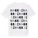 Magrie ordlek t-shirt