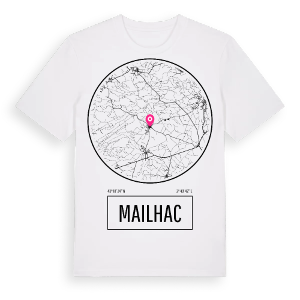 Mailhac t-shirt – ekologisk bomull t-shirt från Pinshirt