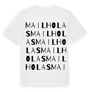 Mailholas ordlek t-shirt – ekologisk bomull t-shirt från Pinshirt