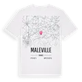 Maleville karta t-shirt