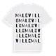 Maleville ordlek t-shirt