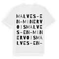 Malves-en-Minervois ordlek t-shirt