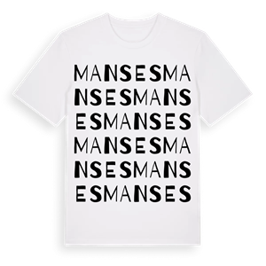 Manses ordlek t-shirt – ekologisk bomull t-shirt från Pinshirt