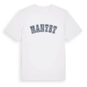 Mantet college t-shirt – ekologisk bomull t-shirt från Pinshirt