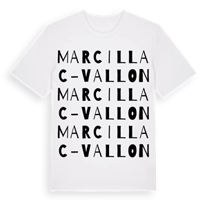 Marcillac-Vallon ordlek t-shirt – ekologisk bomull t-shirt från Pinshirt