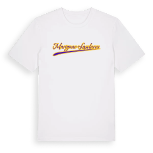 Marignac-Lasclares baseball t-shirt – ekologisk bomull t-shirt från Pinshirt