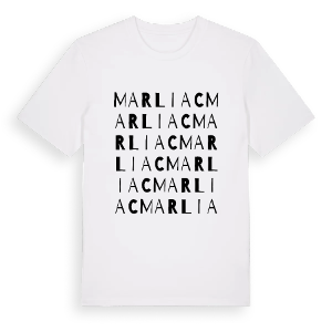 Marliac ordlek t-shirt – ekologisk bomull t-shirt från Pinshirt
